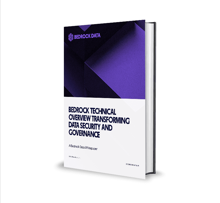 a book titled bedrock technical overview transforming data security and governance